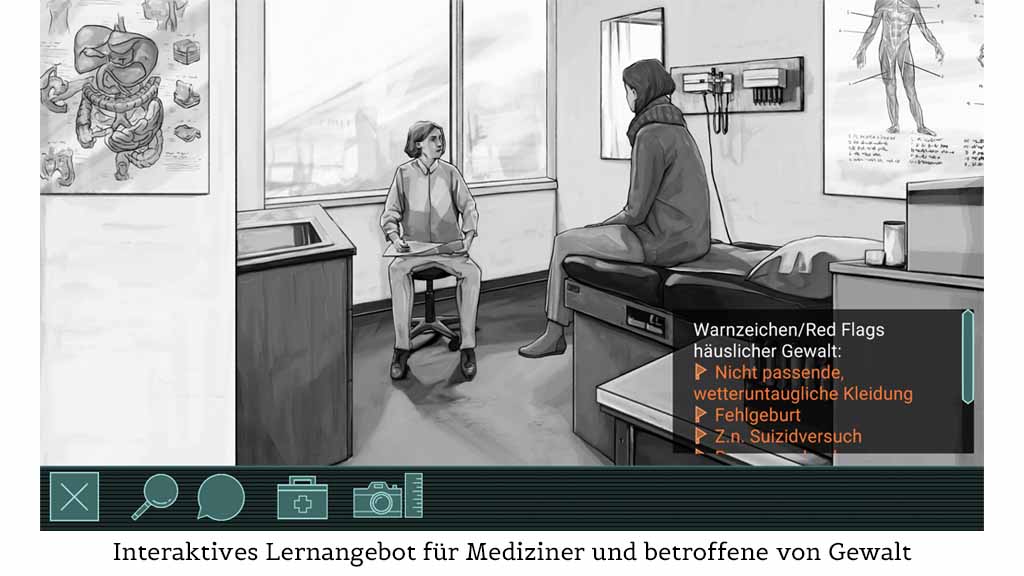 Lernspiel: Diagnose Gewalt