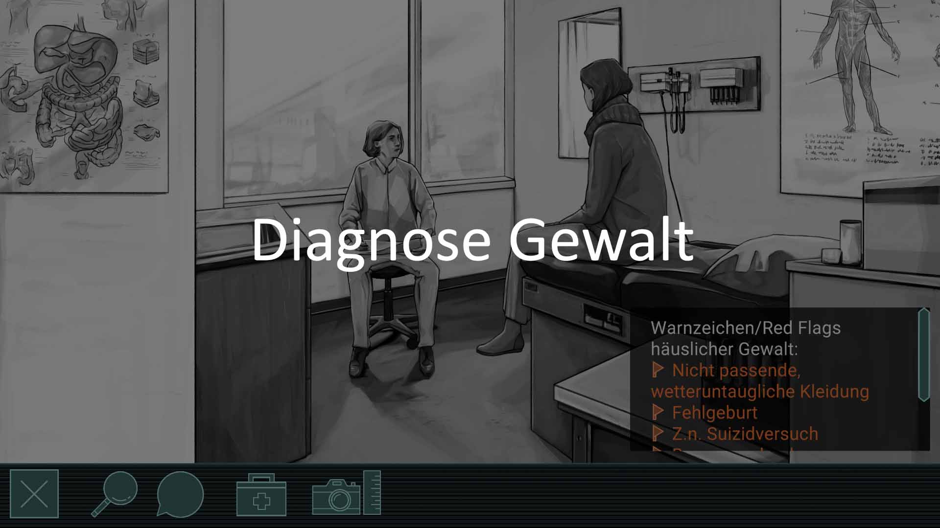 Diagnose Gewalt Poster